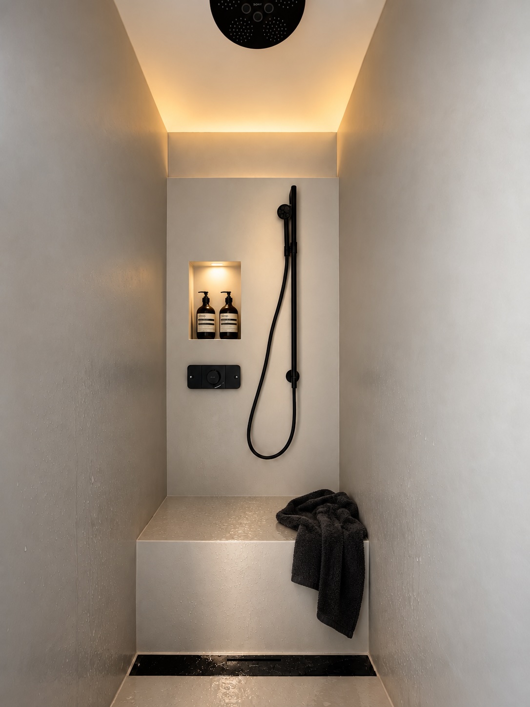 Dusche Duplexwohnung Mehrfamilienhaus Gross